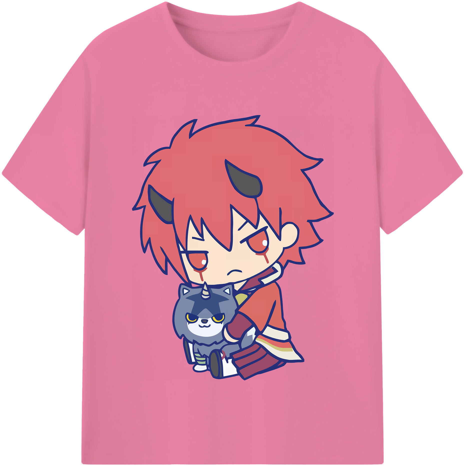 （画像用） 転スラ Regarding Reincarnated to Slime 綿100％半袖Tシャツ（フロントプリント）